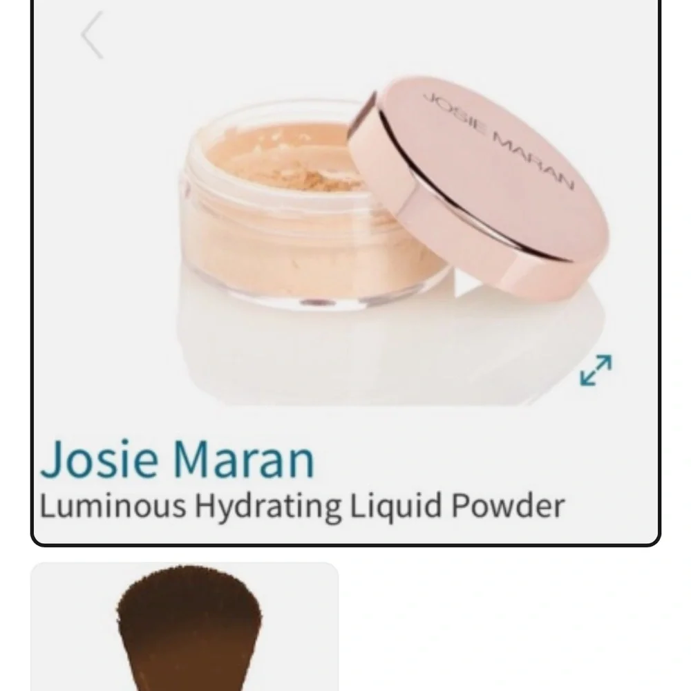 Josie Maran Luminous Hydrating Powder .24 oz New Sealed